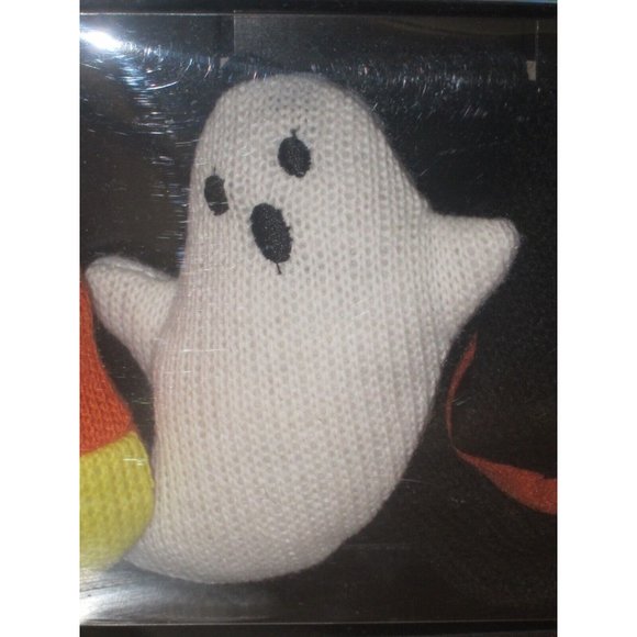 Cynthia Rowley Curious Halloween Candy Corn Ghost Witch Hat Hanging Garland 6' - Picture 2 of 6